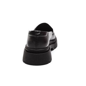 Sapato Molekinha Mocassim Juvenil Menina Clean 2576.103 Preto