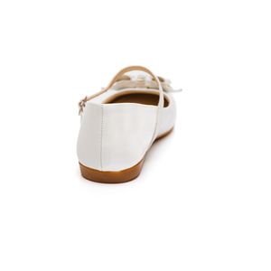 Sapatilha Doce Pé Juvenil Menina Laço 8070-01 Branco