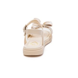 Sandália Doce Pé Juvenil Menina Laço 9011-182 Off-White