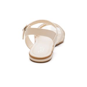 Sandália Doce Pé Juvenil Menina 28015-182 Off-White