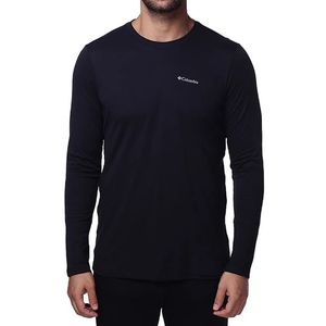 Camiseta Columbia Masculina Manga Longa Neblina 320423 Preto