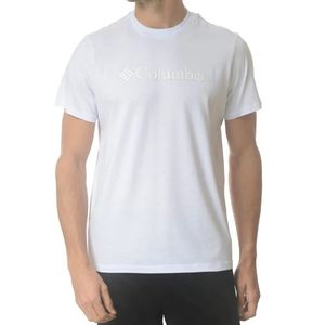Camiseta Columbia Masculina Basic Logo Ii Branded Shadow 321015 Branco