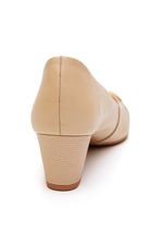 Sapato-Usaflex-Salto-Bloco-Feminino-Couro-Brilho-Q6698-Off-White