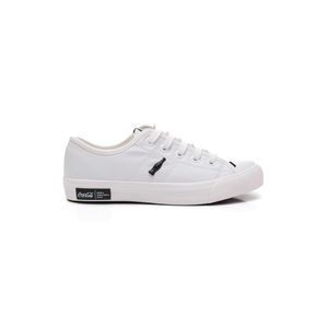 Tênis Coca Cola Style Feminino Casual Cc2464 Branco