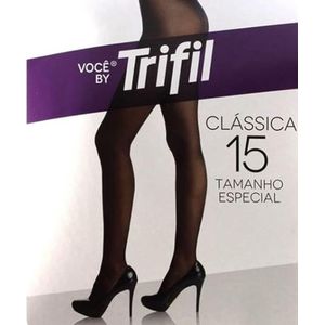 Meia Calça Feminina Trifil Adherence Fio 15 Transparente W06414 Sortido