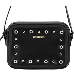 Bolsa Moleca Feminina Em Pvc  Alça Transversal 50048.2 Preto
