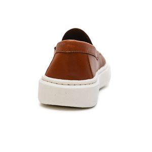 Tênis Opx Sem Cadarço Masculino Style 03000 Caramelo