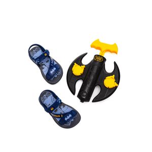 Sandália Grendene Infantil Menino Com Acessório Batman 23111-Bg898 Azul