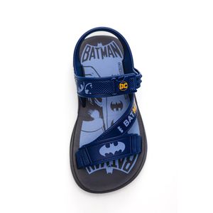 Sandália Grendene Infantil Menino Com Acessório Batman 23111-Bg898 Azul