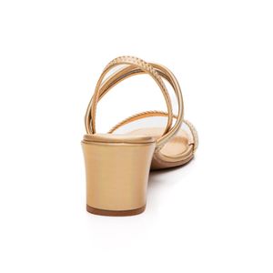 Sandália Mississipi  Salto Baixo Feminina Rives Mb122-03 Off-White