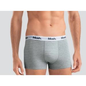Kit 3 Cuecas Boxer Mash Listrada Cotton 110.38 Branco