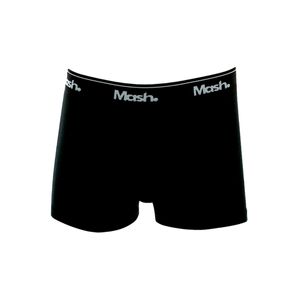 Cueca Boxer Mash Algodão Lisa Infantil 190.03 Preto