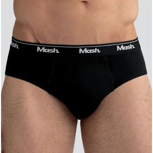 Kit 3 Cuecas Mash Slip Algodão 010.04pt02 Preto