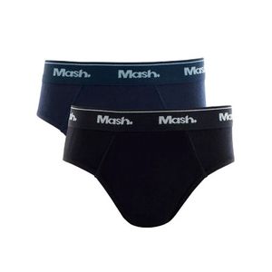 Kit  2 Cuecas Mash Slip Infantil Masculina 113.04 Preto