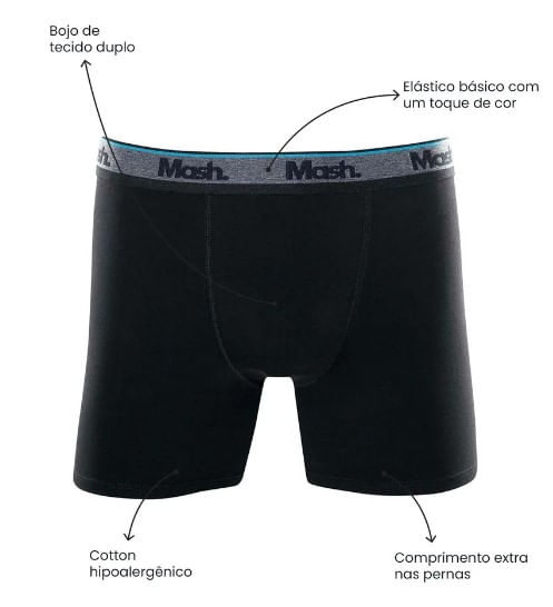 Cueca-Boxer-Mash-Longa-Cotton-170.46-Preto