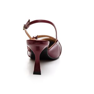 Sapato Via Marce Em Verniz Feminino Salto Fino 145-005-01 Vermelho