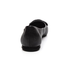 Sapatilha Bottero  Bico Fino Feminina Couro 360407 Preto