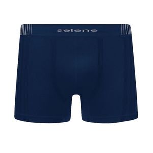 Cueca Selene Boxer Microfibra Sem Costura 11070.003 Marinho