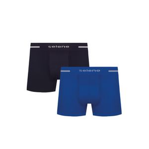 Kit 2 Cuecas Selene Boxer Poliamida Sem Costura 11150.001 Sortido
