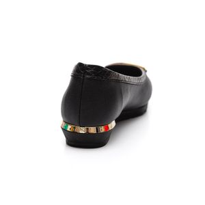 Sapato Piccadilly Max  Feminino Salto Baixo 147311 Preto