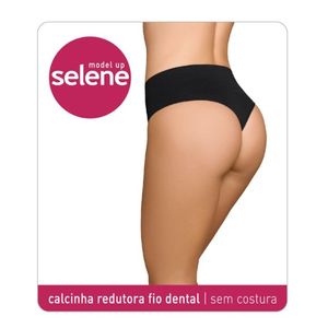 Calcinha Redutora Fio Dental Selene Sem Costura 20070.002 Bege