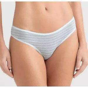 Kit De Calcinhas She Lingerie  Tanga Cotton  Feminina 3 Unidades 410.01 Branco