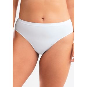 Calcinha She Lingerie Cintura Alta Feminina Microfibra Sem Costura 744.01 Branco