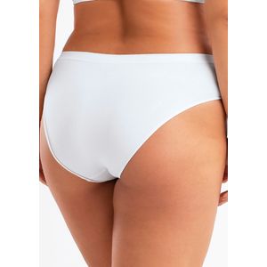 Calcinha She Lingerie Cintura Alta Feminina Microfibra Sem Costura 744.01 Branco