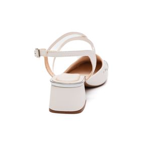 Sapato Bebecê Chanel Feminino Fivela T4618 Branco