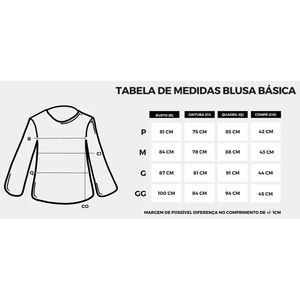 Blusa Chá De Mel Básica Feminina De Ribana Gola U 11553 Off-White