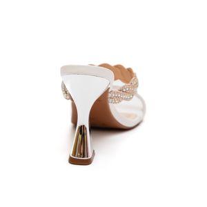 Tamanco Bebecê Salto Taça Feminino T8639-201 Branco