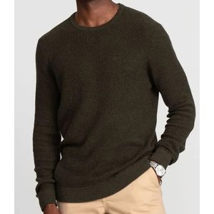 Suéter Docthos Gola Redonda Masculino Texturizada 638 766947 Verde