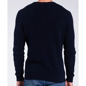 Suéter Docthos Gola Redonda Masculino Texturizada 638 766947 Marinho