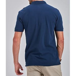 Polo Docthos Manga Curta Masculina Slim Piquet Silk 640 119084 Marinho
