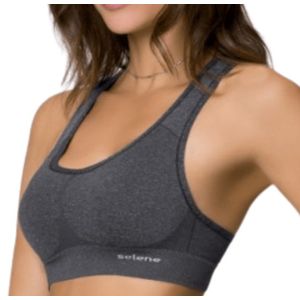 Top Selene Sem Costura Poliamida Feminina 20926.001 Preto