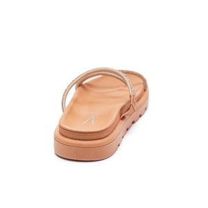 Chinelo Vizzano Rasteiro Feminino Strass 6459 Cobre