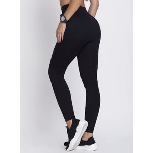 Calça Legging Selene Fitness Sem Costura 20965.001 Preto