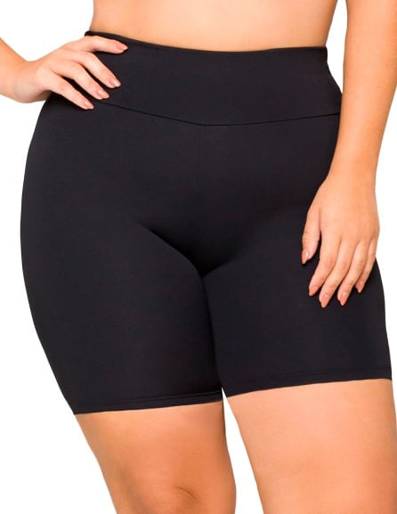 Amazon Plus Size Gray Biker Shorts Bermuda Legging Básica Plus