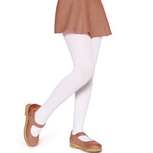 Meia-Calça Casual Infantil Menina Lupo 02530-001 Branco