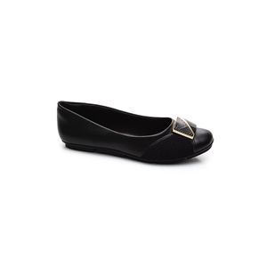 Sapatilha Comfortflex Feminina Napa Plus 2495404-01 Preto