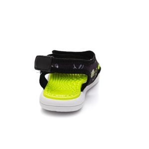 Sandália Molekinho Papete Infantil Menino Velcro 2619.212 Preto