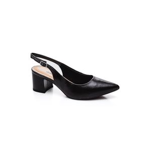 Sapato Dakota Scarpin Feminino Salto Baixo Verniz Da451-01 Preto
