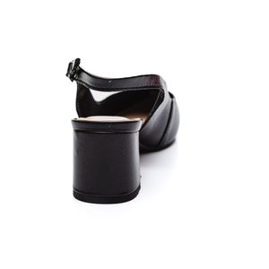 Sapato Dakota Scarpin Feminino Salto Baixo Verniz Da451-01 Preto