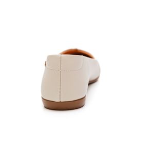 Sapatilha Santinelli Feminina Bico Fino 1266-744 Off-White