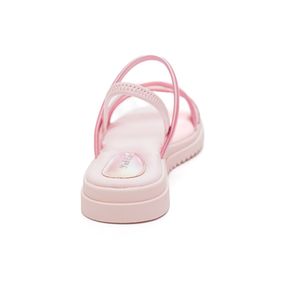 Sandália Pink Cats Rasteira Juvenil Menina Brilho V4512 Rosa