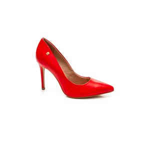 Sapato Bottero Scarpin Feminino Salto Alto Couro 354701 Vermelho