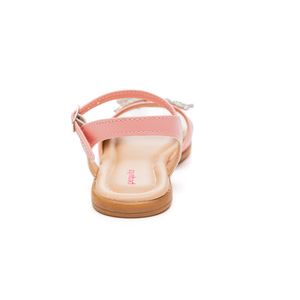 Sandália Pequito Rasteira Juvenil Menina Strass 15.200 Rosa