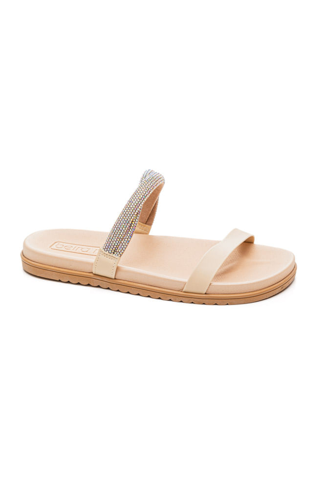 Chinelo Beira Rio Papete 8529.100.28312 Off-White