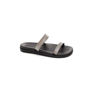Chinelo Beira Rio Papete Feminina Com Strass 8529.101 Preto