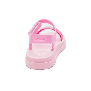 Sandália Lue Lua Casual Infantil Menina Velcro 101007-837 Rosa